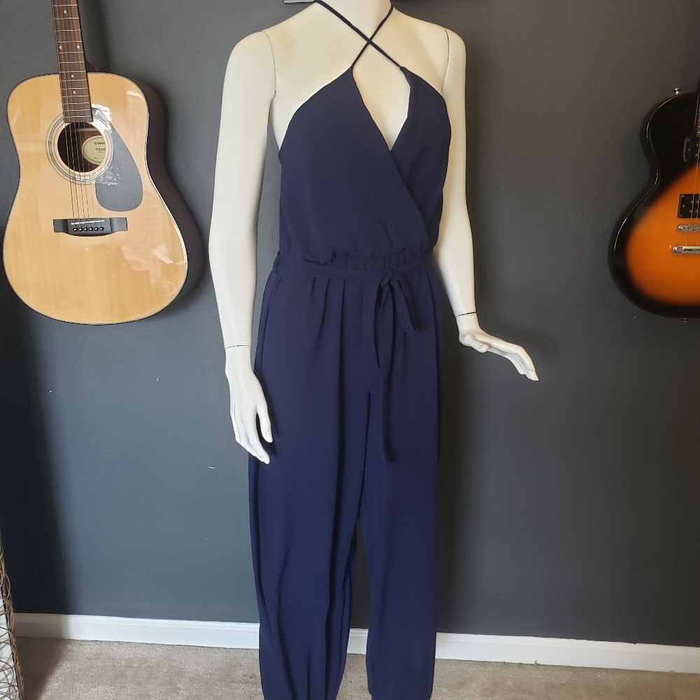 Dark blue jumpsuit